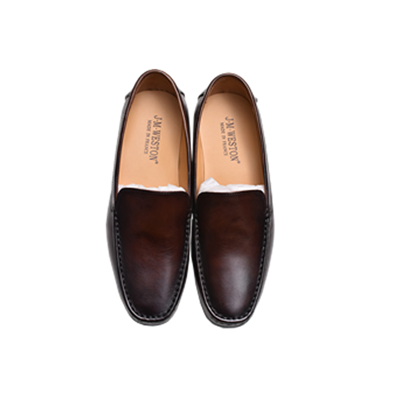 JM Weston Dark Brown Simple Shoe