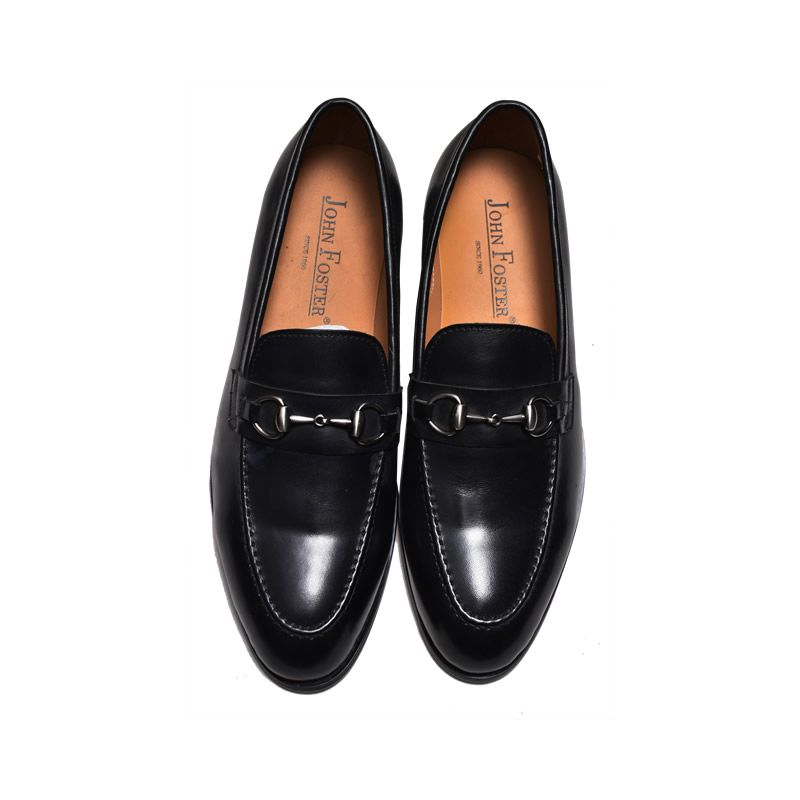 Plain Black John Foster shoe