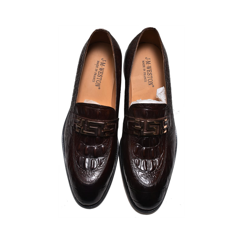 Plain Brown JM Weston shoe