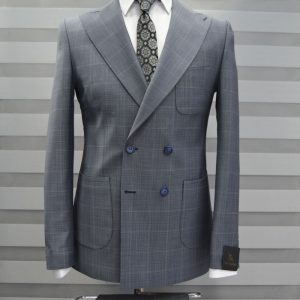 Independence Blue Stripe In A Double Breasted Suit
