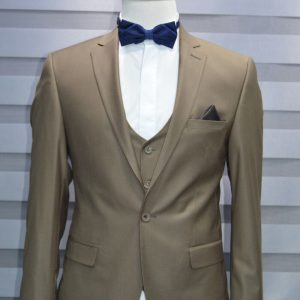 Plain Cider In Three Breasted Suit