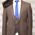 Redwood Stripe In Single Breasted Suit